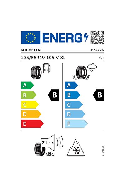 Michelin 235/55 R19 105V Xl Alpin 7 Oto Kış Lastiği (Üretim Yılı: 2025)