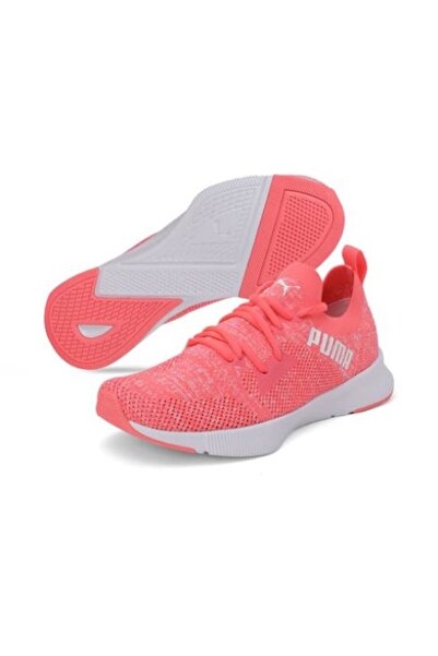 Puma Flyer Runner Engineer Knit Women's Sports Shoes, Pink, Size 37.5 EU