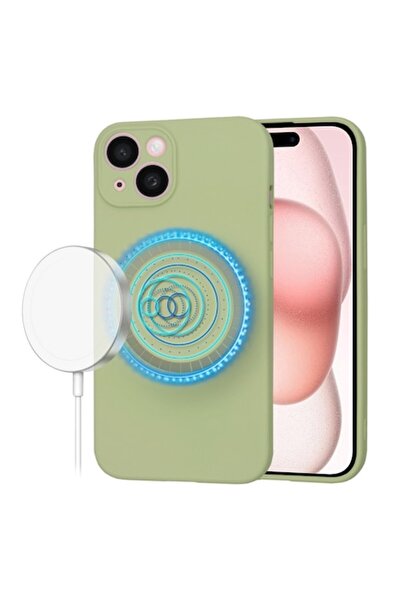 Danex Carcasă de protecție pentru iPhone 15, U85, pânză, Matcha