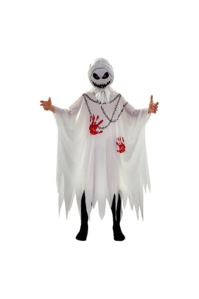 ATS Costum de fantomă de Halloween pentru băieți, ATS, mărimea 6 ani