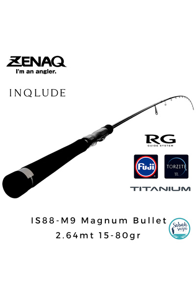 zenaq Inqlude IS88-M9 Magnum Bullet (RG) 2.64mt 15-80gr (2P) Spin Kamış