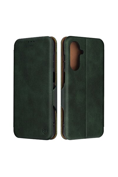 Danex Husă de protecție pentru Samsung Galaxy A26 5G, R73, piele, verde norocos
