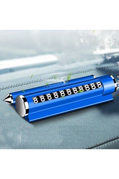 Danex Phone number holder with air freshener for parking - Blue