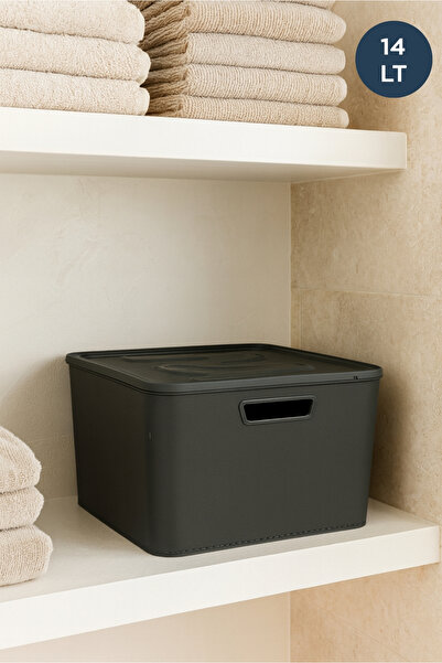 HOMİNG Чорний 14 LT Організатор Багатофункціональна коробка для зберігання 242304