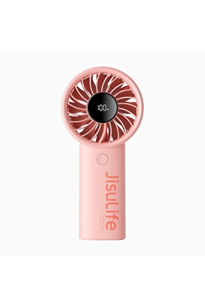 Danex Portable Fan 3600mAh with Digital Display, B15, Silicon Flex, Powder Pink
