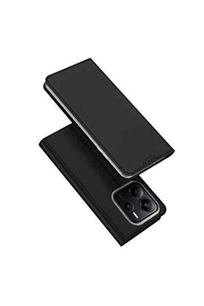 Danex Husă de protecție pentru Xiaomi Redmi Note 14 5G, O59, piele, negru intens