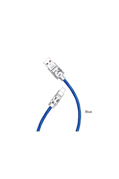 KAKU Cablu Date si Incarcare (KSC-956), USB-A la Lightning, 2.4A, 1m, Blue