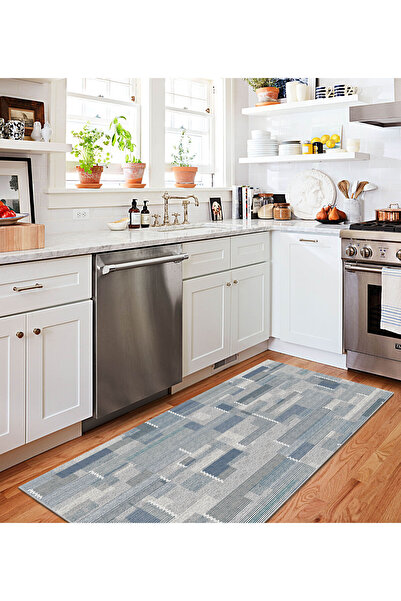 Minimal Maison Modern Kaymaz Taban Makinede Yıkanabilir Dekoratif Halı