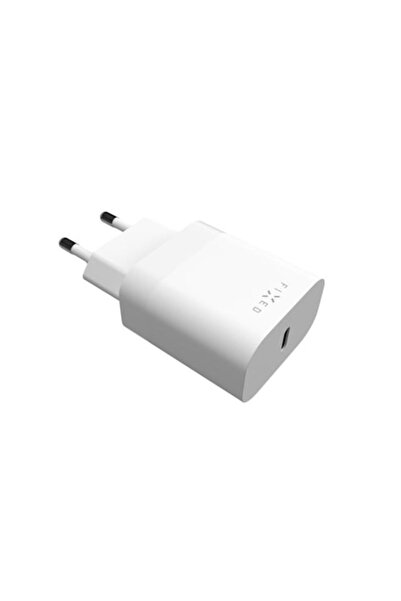OEM Charger EU, Type-C, 20W, L66, Fixed FIXC20N C WH, White