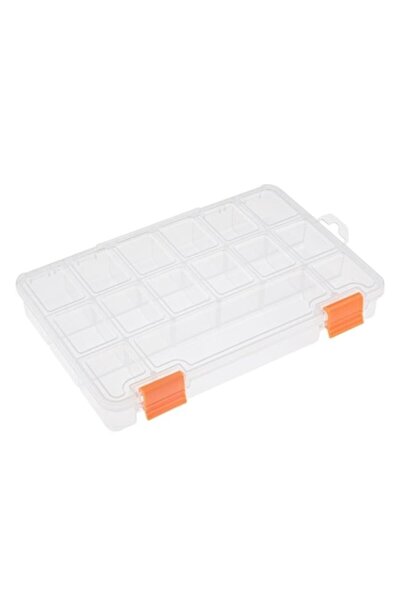 ANTBRO ® Cutie organizatoare cu 15 compartimente, plastic transparent