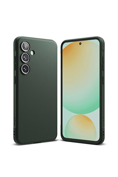 OEM Калъф за Samsung Galaxy S24 FE, H87, Полиуретан, Тъмнозелен