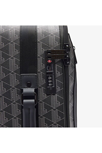 Lacoste The Blend Unisex Monogram Siyah Bavul