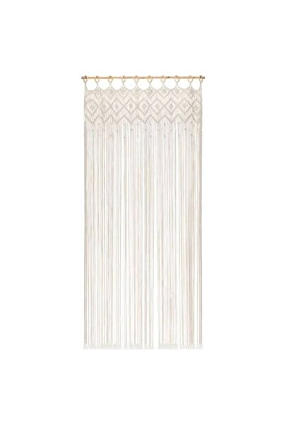 CXN Perdea Decorativa Macrame Bej pentru Usa 100x200cm