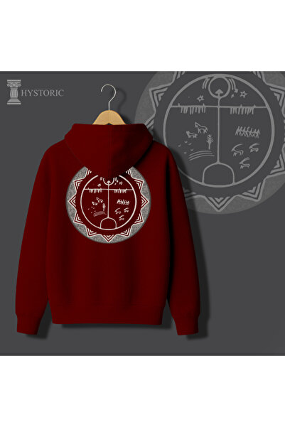Hystoric Wear Shaman Drum Back Printed Hooded Sweatshirt