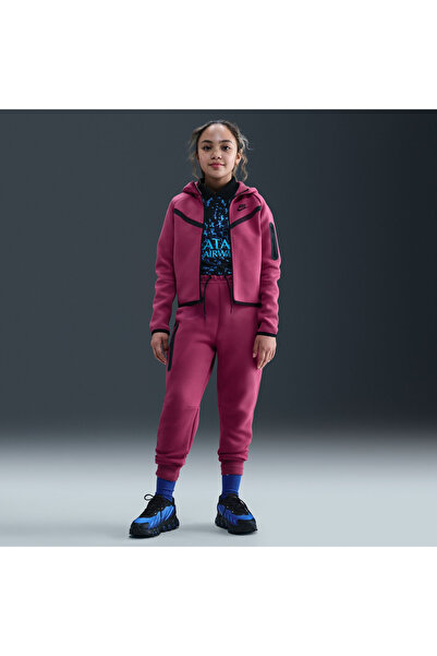 Nike Φούτερ με κουκούλα G Nsw Tch Flc Hd Fz Ls - Pd L Φούτερ με κουκούλα