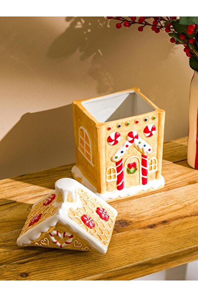 LC Waikiki Cookie House Ceramic Storage Container (W5)