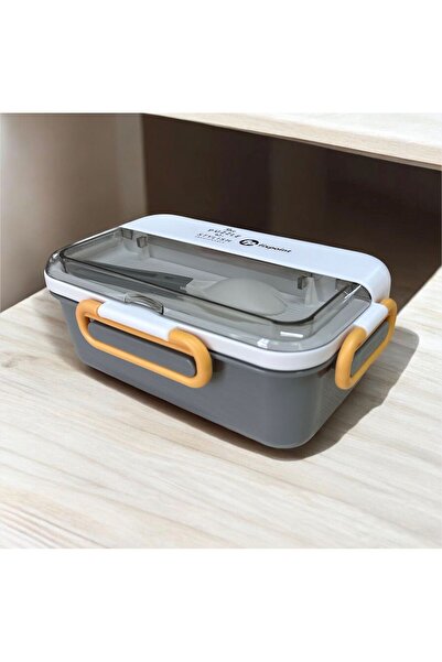 FixPoint Δοχείο αποθήκευσης και μεταφοράς τροφίμων από ανοξείδωτο ατσάλι Γκρι Χρώμα 1100 ml P-1840