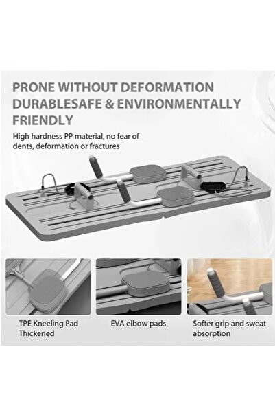 Fitness World Pilates Board - Pilates Reformer Set, Multi-Purpose Foldable Pilates Reformer Board for Home
