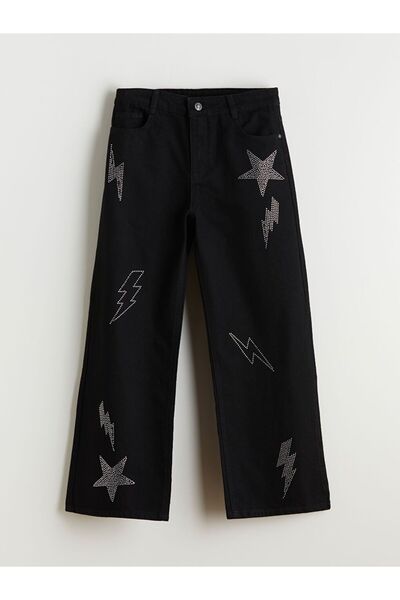 LC Waikiki Wideleg Stoned Girl's Jean Trousers
