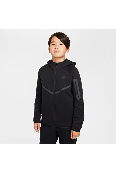 Nike Φούτερ με κουκούλα B Nsw Tch Flc Fz - Pd XL