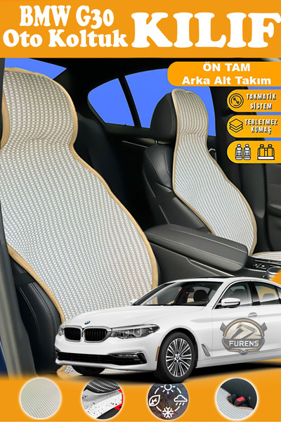 STS Oto Aksesuar غطاء مقعد سيارة من القماش المنسوج من سلسلة بيج بريستيج المتو...