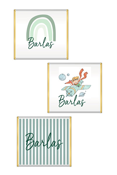 fırsatlar diyarı Küçük Prens2 Tema - Bebek Madlen Çikolata Sargı Etiketi - 35...