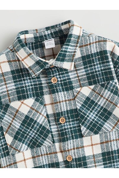 LC Waikiki Πουκάμισο Ξυλοκόπος για αγόρια LCW baby καρό