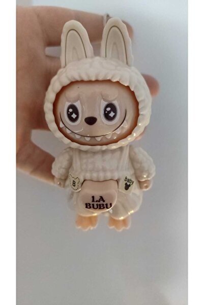 FAMEMUS ACCESSORY سلسلة مفاتيح لابوبو ذات وجه دوار بحجم 13 سم