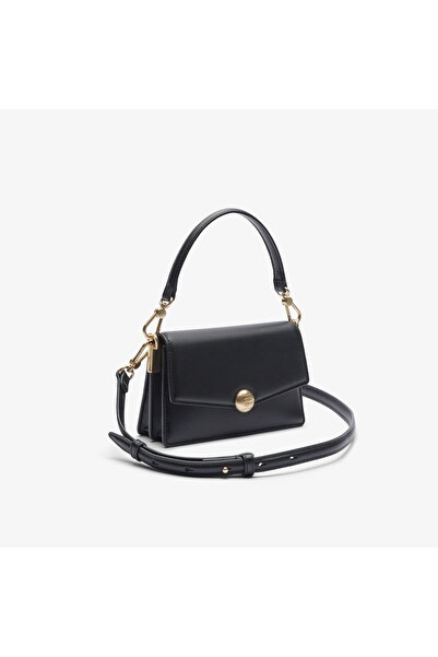 Lacoste Small Tennis Bliss Women's Leather Black Shoulder Bag