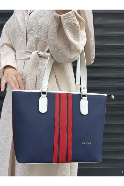 Just Polo Justpolo Women's Large Size 3-Compartment Shoulder Bag and Wallet Combination