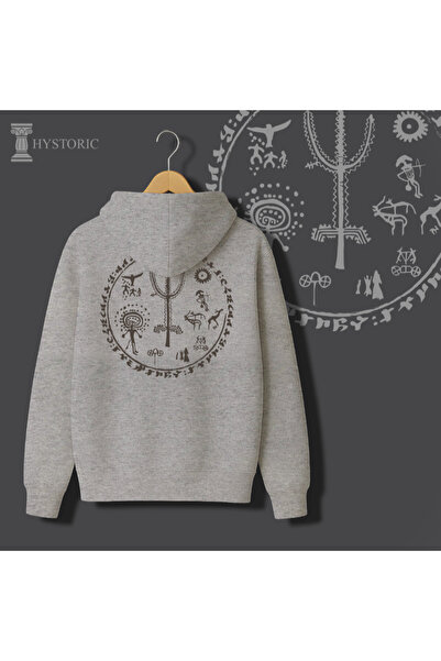 Hystoric Wear Tree of Life Back Printed Hooded Sweatshirt