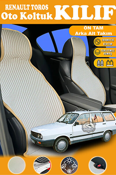 STS Oto Aksesuar غطاء مقعد سيارة رينو توروس متوافق مع سلسلة بريستيج البيج من ...