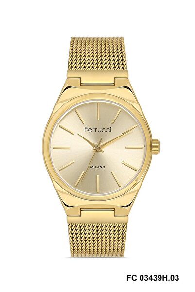 Ferrucci FC03439H.03 Altın Renk 32 mm Kadın Kol Saati