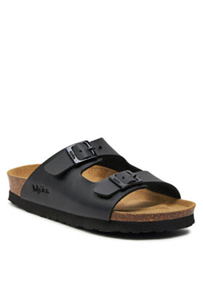 Mjuka σαγιονάρες για κορίτσια MNAGG101F μαύρες