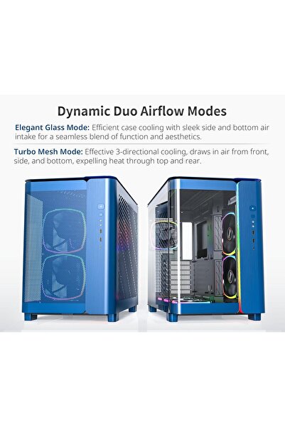 MONTECH , King 95 PRO Dual-Chamber ATX Mid-Tower PC Gaming Case, High-Airflow, Toolless Panels, Sturd