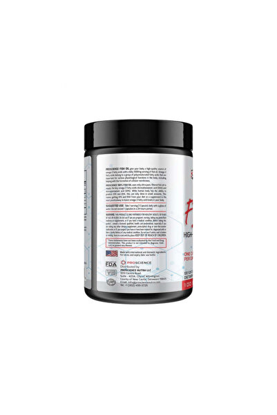 PRO SCİENCE ProScience Nutra Ultra Pure Fish Oil OMEGA-3 1000 mg