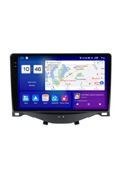 NAVIGPS Navigatie CITROEN C1, 2014 - 2021, 8GB RAM si 128GB ROM, Ecran QLED 9 inch, Android 14