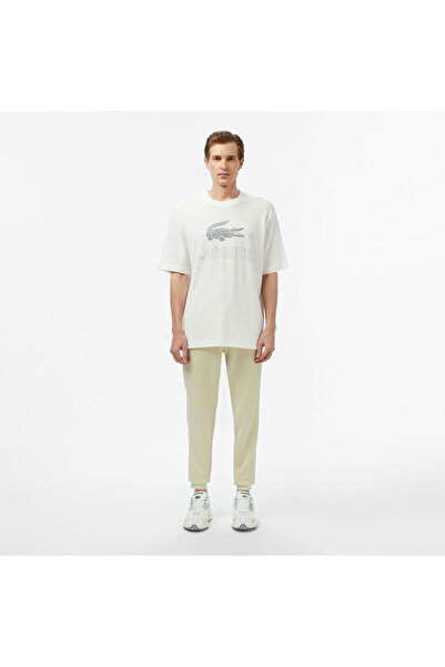 Lacoste Erkek Classic Fit Bej Eşofman Altı