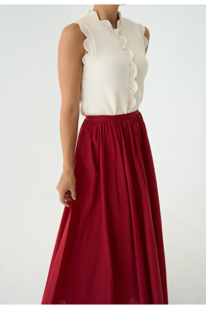 studio fashion 1988 Women's Design Lace Mesh Premium Knitwear Vest