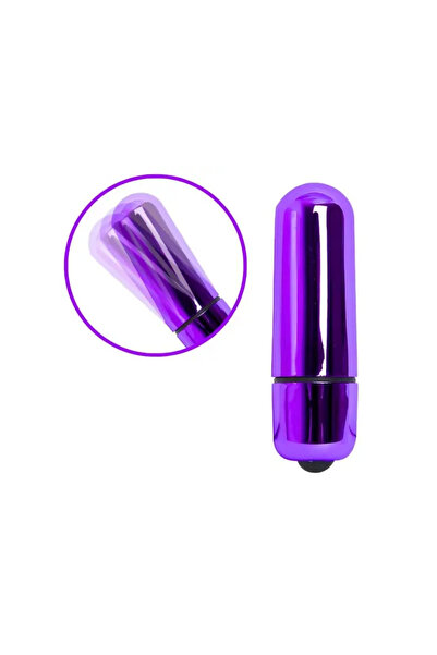 Kulis Grup Sessiz Titreşimli Anal Plug Mini Kurşun Vibratör Mor