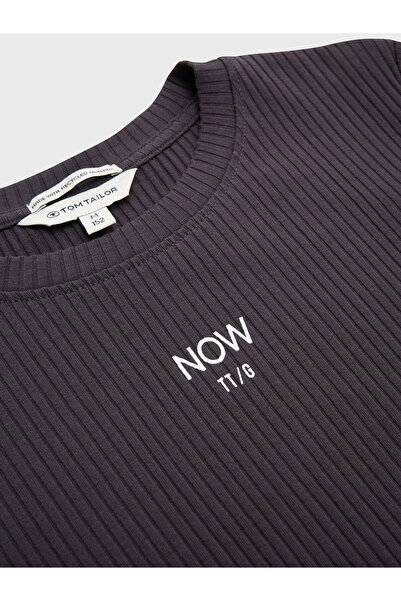 Tom Tailor Μπλούζα για κορίτσια 1033901 Γκρι