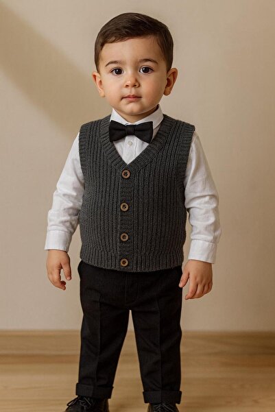 meriç bebe - bütün çocuklar melektir. mrc Boy's Thessaloniki Knitted Vest – Flexible and Stylish – Ages 0-5