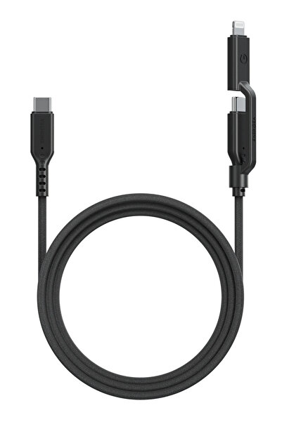 Genel Markalar Flow Duo 2in1 1.5M 240W Type-C to Type-C ve Lightning PD Hızlı...