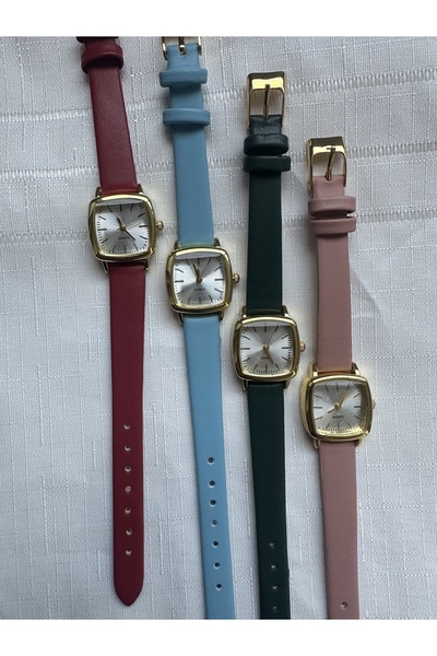 QUARTZ Retro Minimal Vintage Deri Kordon Kadın Kol Saati