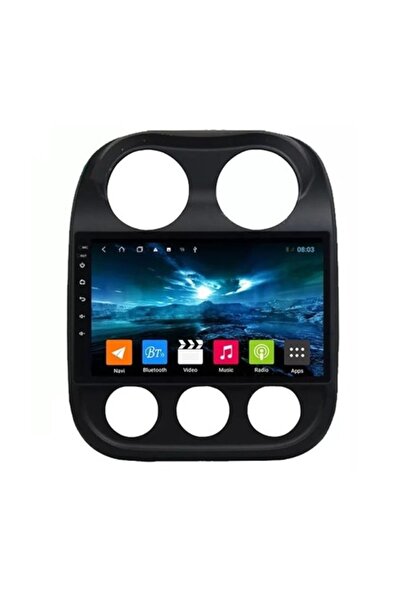 NAVIGPS Sistem de navigație pentru Jeep Compass (2010-2016) cu 4 GB RAM și 64...