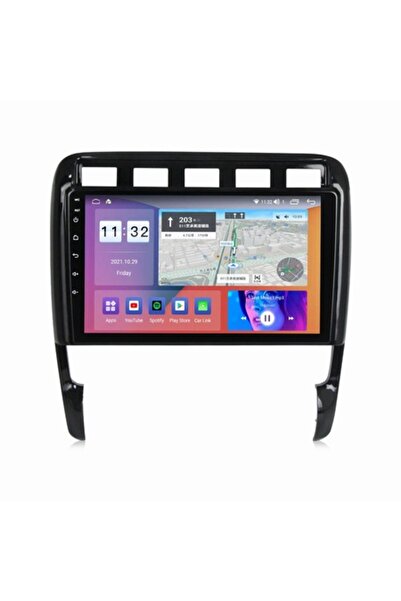 NAVIGPS Sistem de navigație Porsche Cayenne (2002-2010), 8GB RAM, 128GB ROM, cu CarPlay și Android