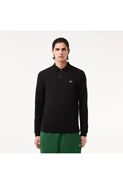 Lacoste L.12.12 Erkek Classic Fit Uzun Kollu Siyah Polo