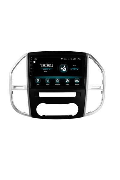 NAVIGPS Sistem de navigație pentru Mercedes Vito 2014-2020, Android, ecran de...