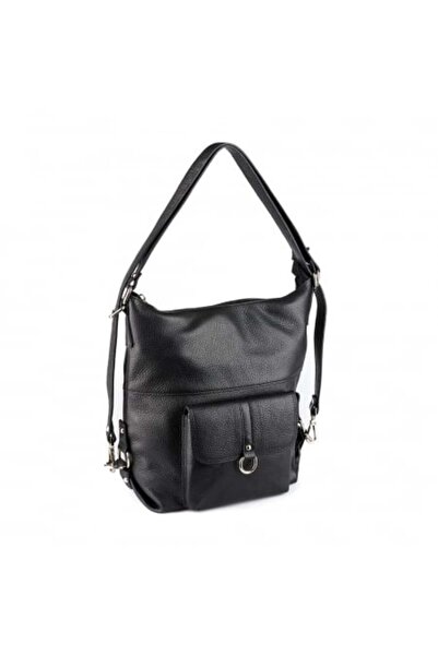 AZZURA Geantă Ayline, tip rucsac alb din piele 100% naturală