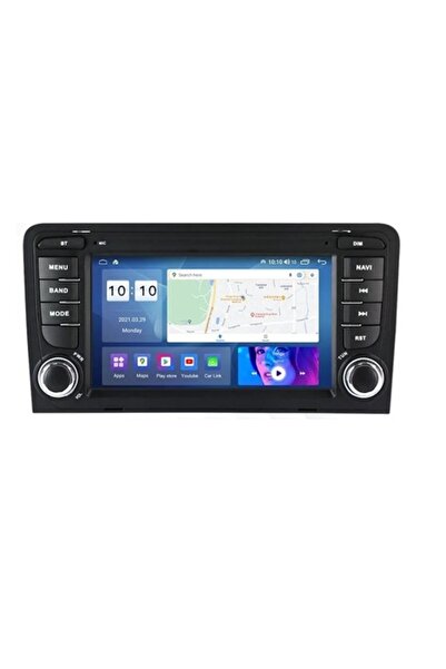 NAVIGPS Sistem de navigație pentru Audi A3 (2002-2013), NAVIGPS, Wireless Carplay și Android Auto, 4GB RAM, 64GB memorie